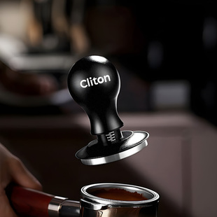 咖啡弹力压粉器按压式不锈钢平衡恒定压力填压粉锤定力压粉器