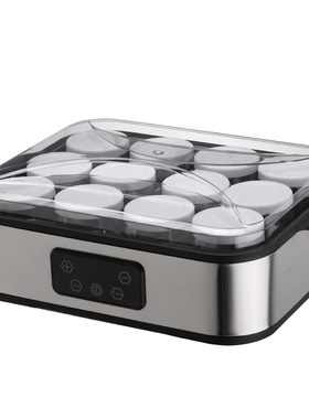 跨境12杯酸奶机自制果酱冰淇淋布丁早餐机YOGURT MAKER酸奶发酵机