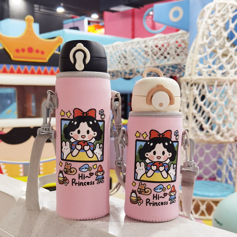 膳魔师保温杯保护套斜跨杯套通用儿童保温杯套水杯套水杯袋杯子套