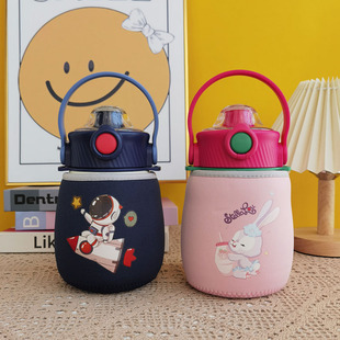 杯具熊大肚嘟嘟杯套保温杯套850ml水杯套保护套卡通水壶套杯子套