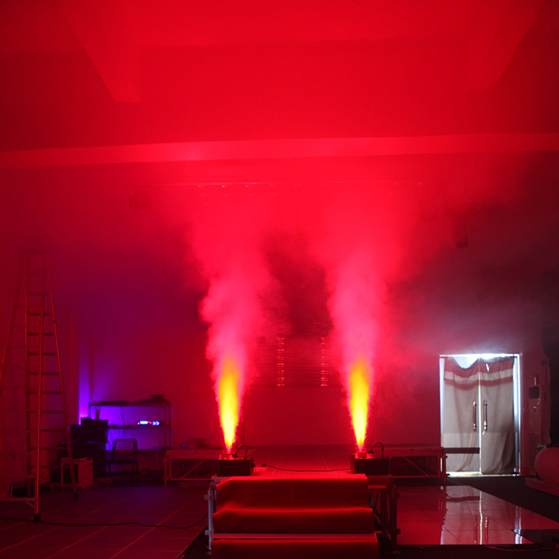 ag 1500w气柱烟雾机彩色1500瓦上喷气柱遥控舞台烟机酒吧喷雾机