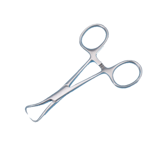 外科器械帕巾钳布巾钳抓布创巾钳尖头夹持器医生提手术洞巾钳子