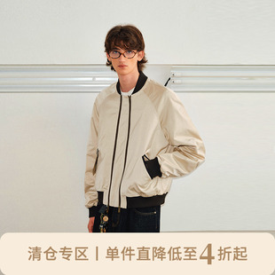 KREATE 双拉链多穿缎面反光MA1飞行夹克外套男秋冬bomber 24AW