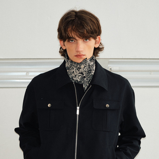 KREATE 双面撞色户外保暖百搭围脖套男女秋冬 24AW