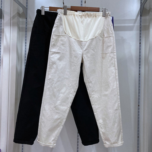 孕之彩秋冬宽松厚款托腹孕妇裤