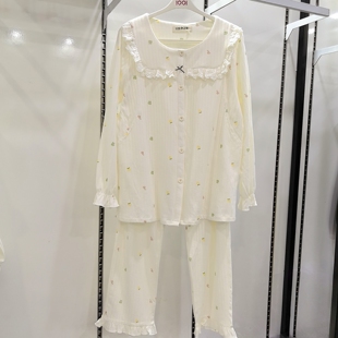 孕之彩秋冬厚棉哺乳月子服全棉家居服孕妇睡衣