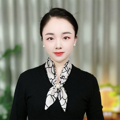 春夏新款缎面珍珠磁吸扣丝巾