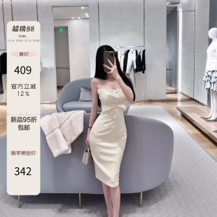 熊熊屋【美女感】原创矜贵气质女人味修身收腰包臀蕾丝连衣裙