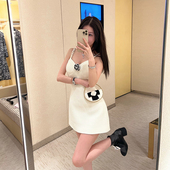 小香风套装 熊熊屋 山茶花吊带裙开衫 妥妥白富美 香奈小姐