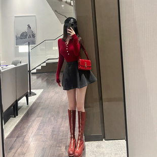 四色修身 熊熊屋 亨利衫 堪比1u1u 羊毛针织上衣 肯豆曲线