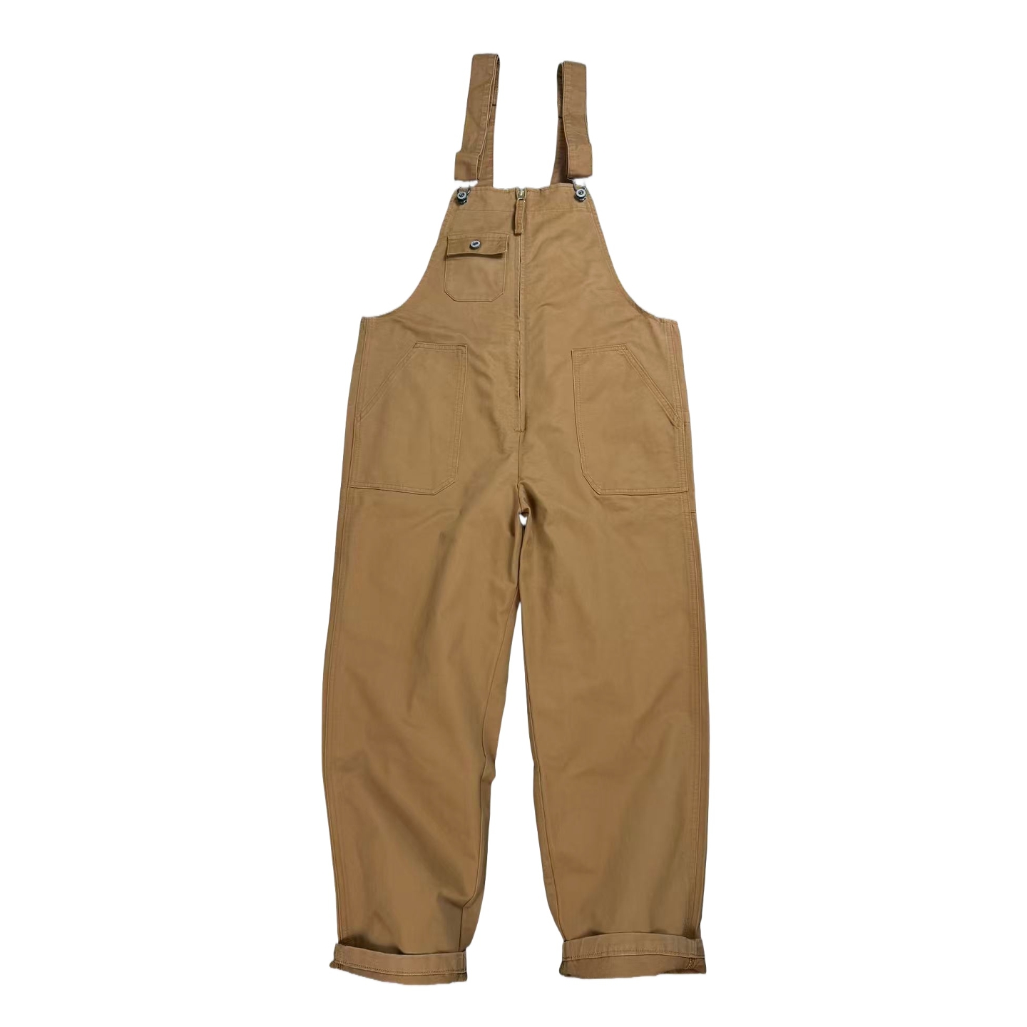 美式工装复古海军甲板背带裤