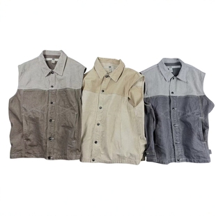 街头叠穿 老牌M hop嘻哈重机车马甲 Hip 肌肉硬汉裸穿外衣 FG尾单