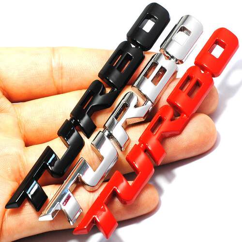 3PCS Matte Alloy Car Stickers - 3-Piece Sport Graphic Kit