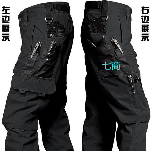 4 Pack Tactical Pants for Men Stretch Ripstop Work Pants for
