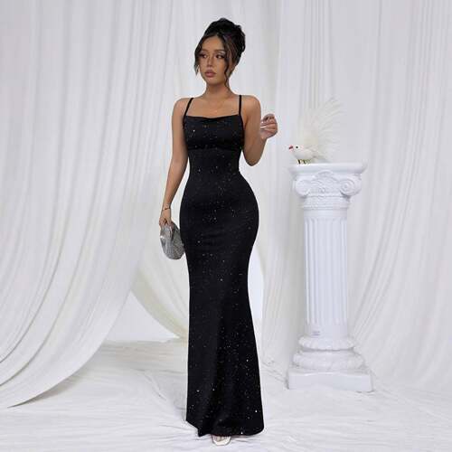 Womens Fashion Comfortable Knitted Strapless Dress with
