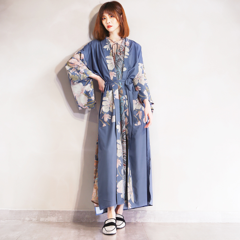 新款侧面阔袖轻薄飘逸防晒开衫