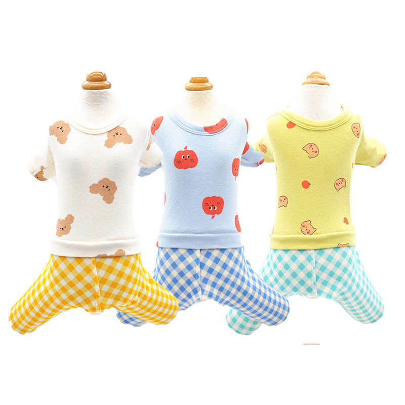 11 13 14 16chouchou丑丑卡通宠物衣服秋冬狗狗打底衫泰迪四脚裤