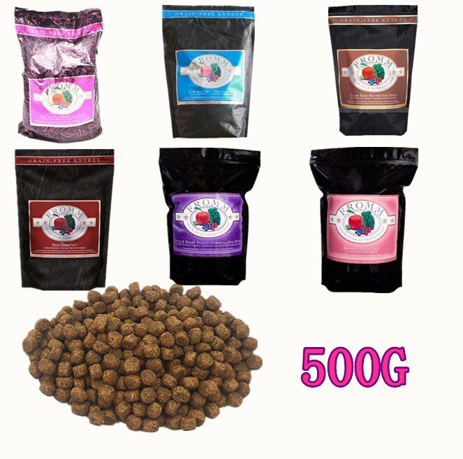 奇可吃的狗粮 福摩Fromm犬粮狗粮无谷三文鱼全犬粮分装500G小颗粒