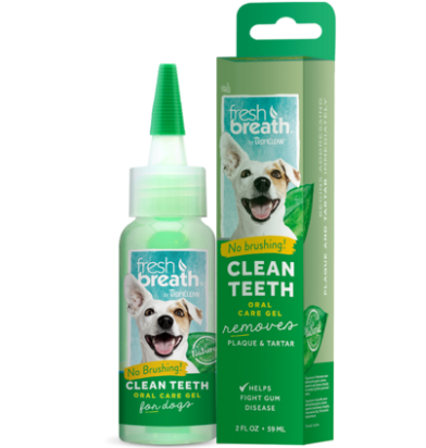 Tropiclean美国多美洁 狗狗牙膏清新口气洁齿凝胶59ml 去牙结石