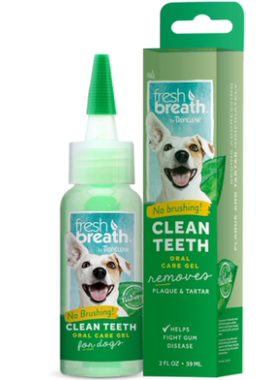 Tropiclean美国多美洁 狗狗牙膏清新口气洁齿凝胶59ml 去牙结石