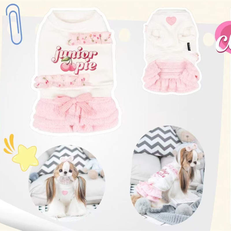 juniorpie宠物猫狗衣服卫衣裙