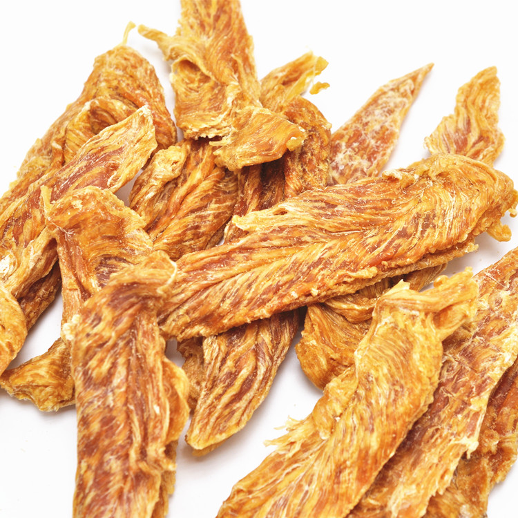 奇可家 大包装风干鸡肉干400G 宠物零食肉干鸡肉条猫狗零食鸡肉片