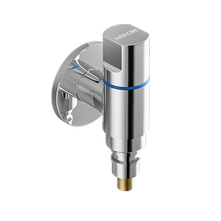 箭牌卫浴全铜家用洗衣机专用水龙头自动止水阀门4分接头迷你角阀