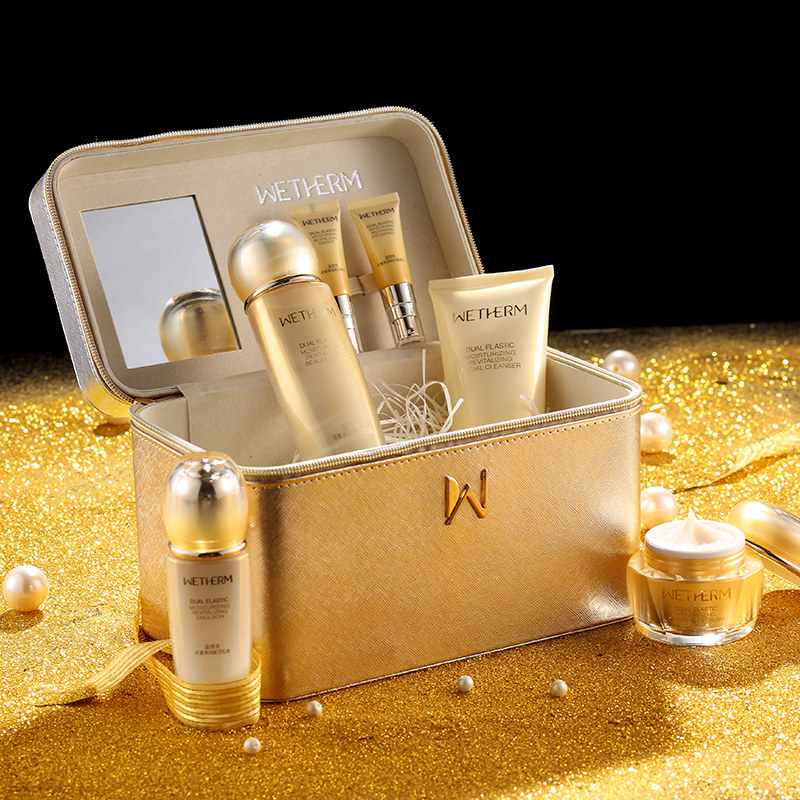 温碧泉套装正品专柜套旗舰店官网双重弹润赋活乳霜补水保湿护肤品