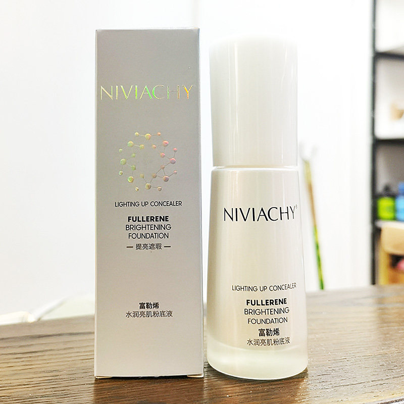 妮薇雅姿水润亮肌粉底液 深透白隔离霜粉底霜隔离霜气垫bbcc霜