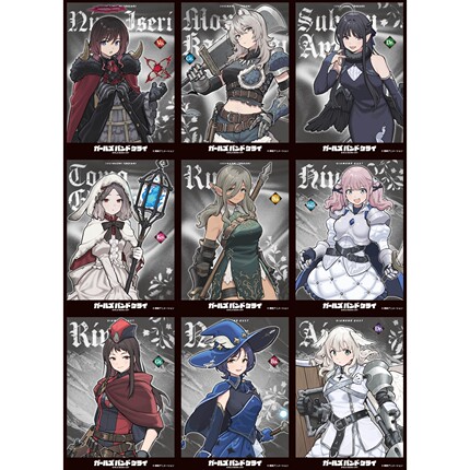 ENSKY角色卡套 GIRLS BAND CRY[D][C] 67*92mm 一包65张