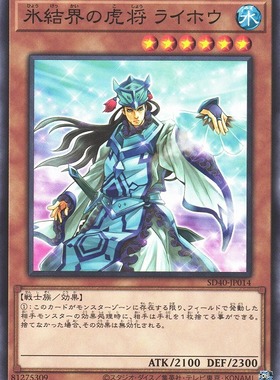 游戏王 SD40/TW01 冰结界的虎将 莱蓬 N/NPR/SR/SPR/SER/SEPR