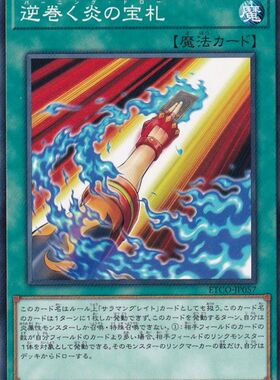 [苍之神话]游戏王 1012/DP28 逆卷之炎的宝札 N 日文 日版