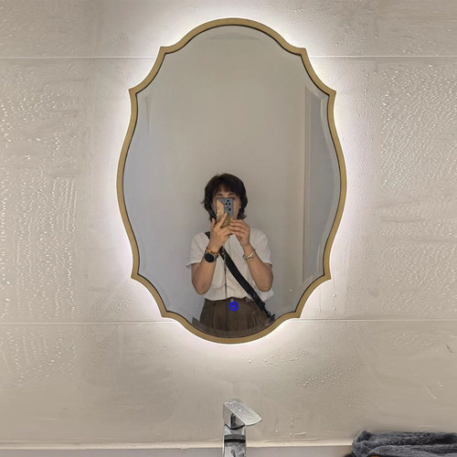 左尚维诺法式复古风化妆镜卫生间