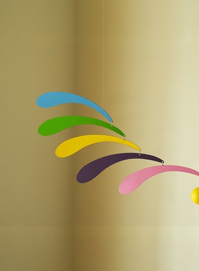 度仓生活Flensted Mobiles屋顶吊挂式空中旋转创意装丹麦平衡吊饰