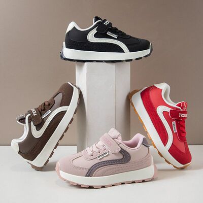 春秋新款时尚百搭女童运动阿甘鞋