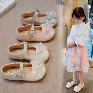 女童小皮鞋2026春秋新款小女孩公主鞋宝宝单鞋中小童小香风表演鞋