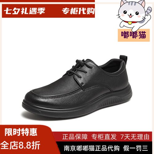 TATA他她男鞋2026秋季新款皮鞋时尚简约男士羊皮商务鞋子VB502CM6