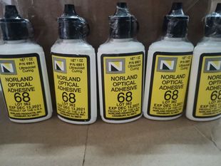 含稅美國進口NORLAND諾蘭紫外線UV固化膠NOA68塑料表面粘合劑 包郵