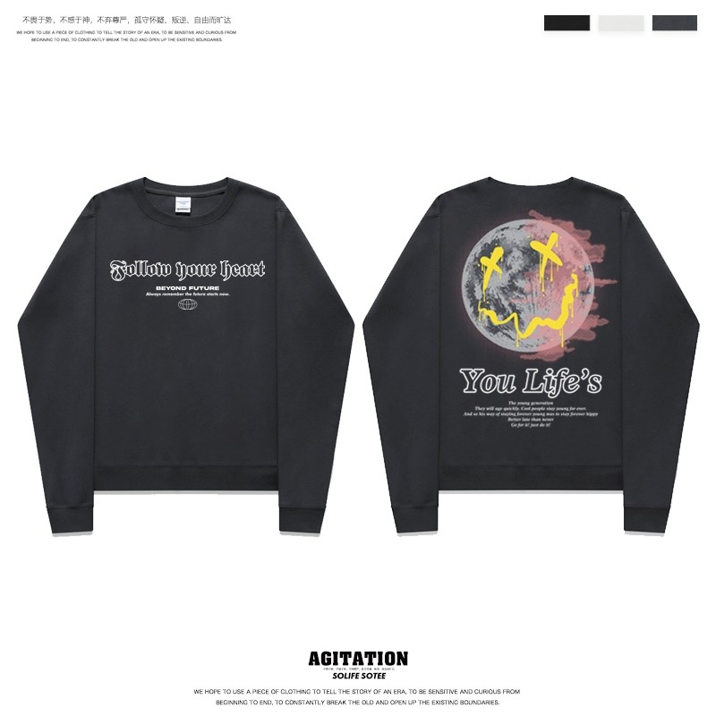 青春流行套头长袖新品