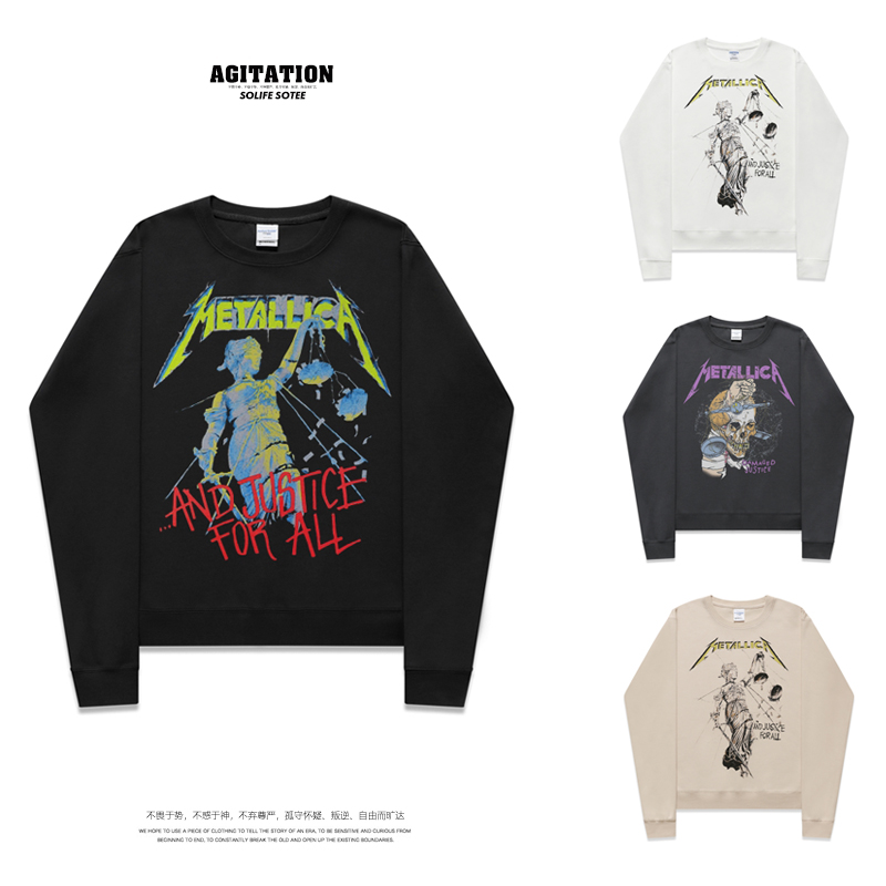 重金属秋冬高街ins外套新款卫衣