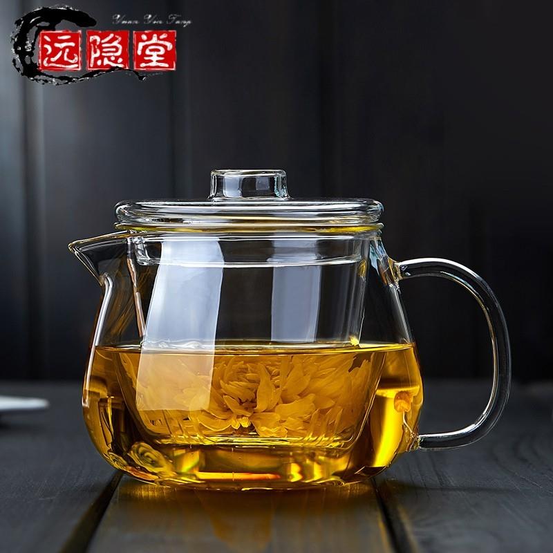 玻璃水壶可加热茶壶单壶加厚耐高温过滤茶具家用高档泡花茶器套装