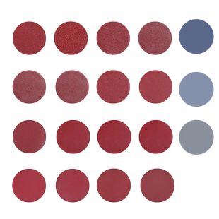 保联1寸植绒砂纸木工金属打磨机抛光片神器角磨机圆盘沙纸打磨片