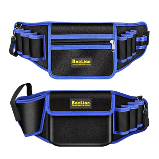 帆布电工腰包结实耐用工具包便携小收纳维修耐磨多功能袋挂包专用