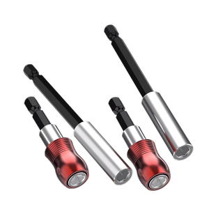 保联批头加长接杆手电钻接头延长套筒内六角6.35mm带磁自锁连接杆