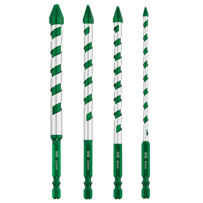 保联加长陶瓷偏心钻头不锈钢打孔