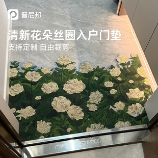 丝圈入户门地垫耐磨防滑刮泥蹭土防水防污家用进门口脚垫玄关地毯