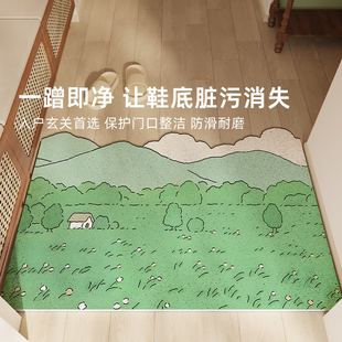 入户门地垫丝圈进门门口脚垫家用pvc可裁剪地毯家用玄关防滑门垫