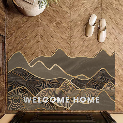 入户门皮革地垫大门口防滑玄关家用脚垫门垫进门地毯可擦免洗pvc