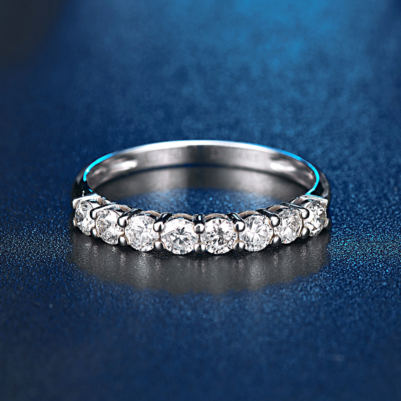 宝创集天然石排护戒叠戴真金真钻