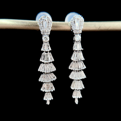 钻石耳钉耳坠蛋糕裙宝创集流苏